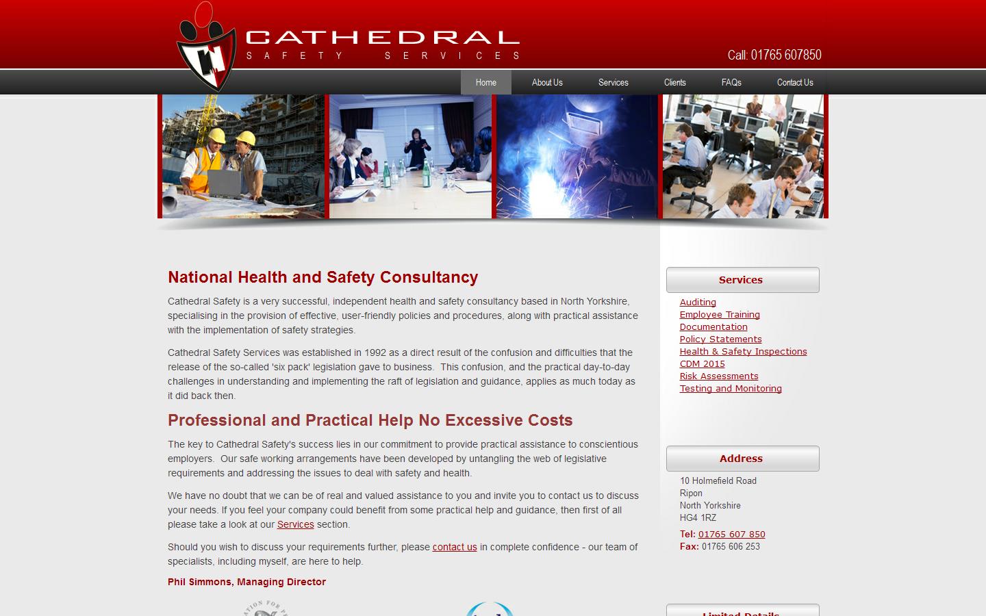 Cathedral Safety Services Website