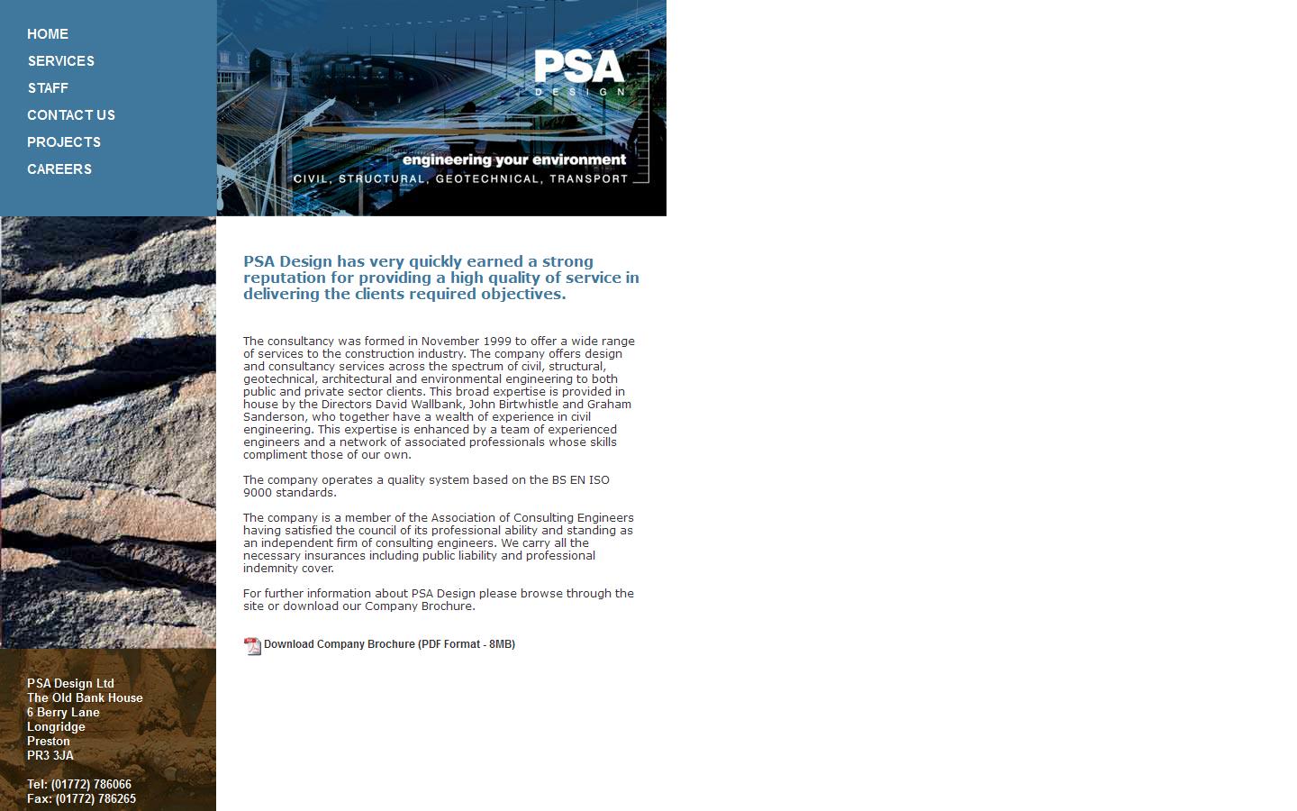 P S A Design Website