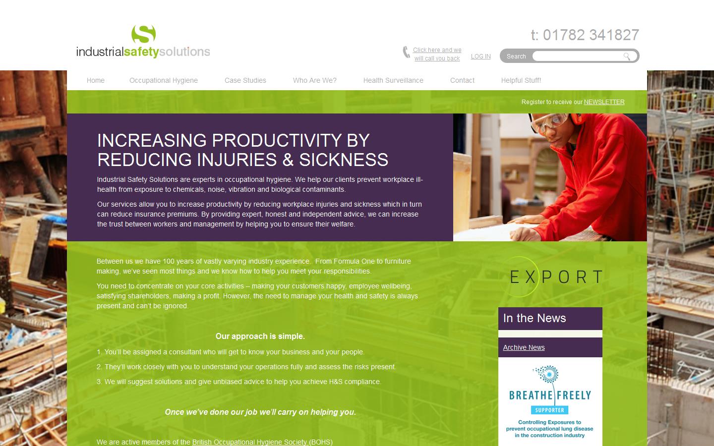 Industrial Safety Solutions Website