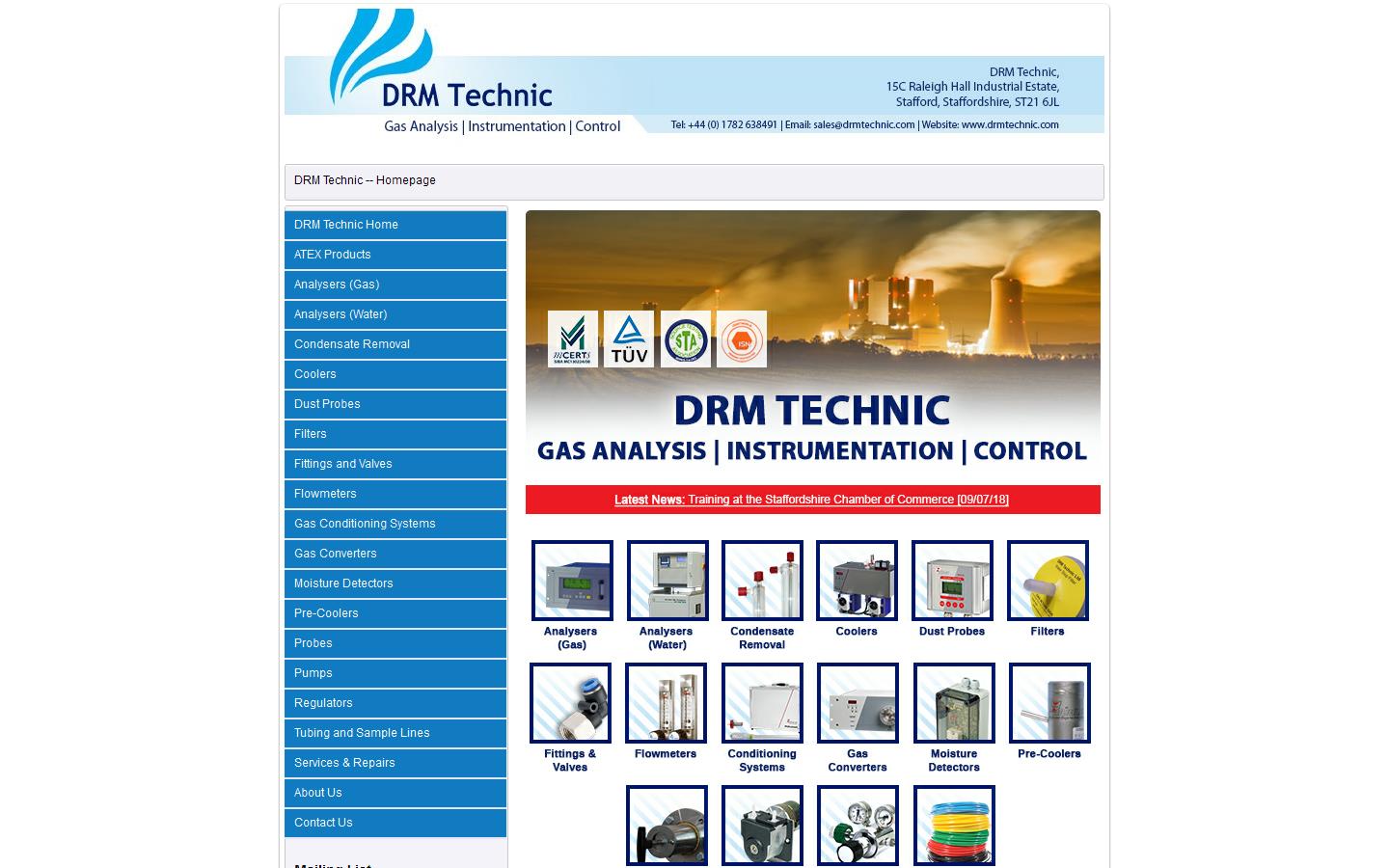 D R M Technique Ltd Website