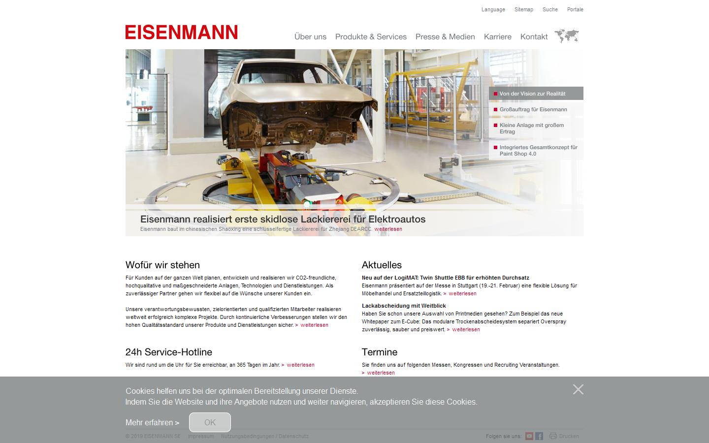 Eisenmann Website