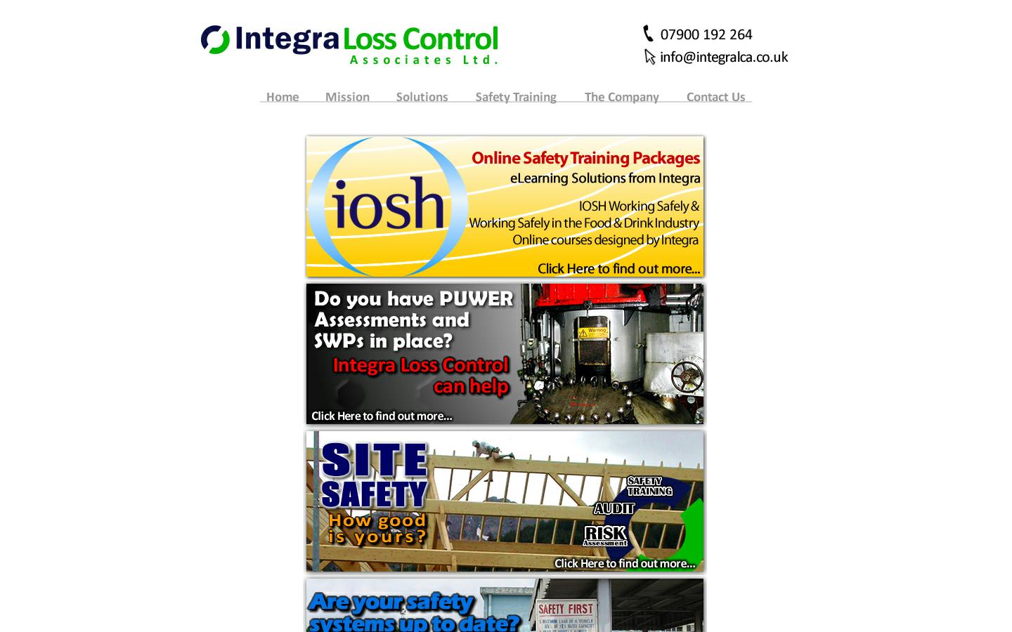 Integra Loss Control Associates Ltd Website