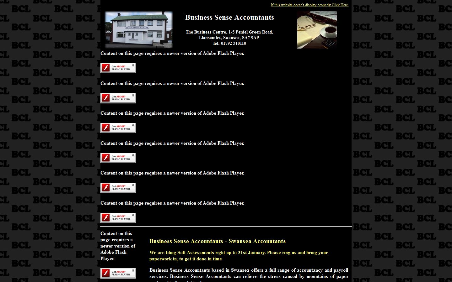 Business Sense Accountants Website
