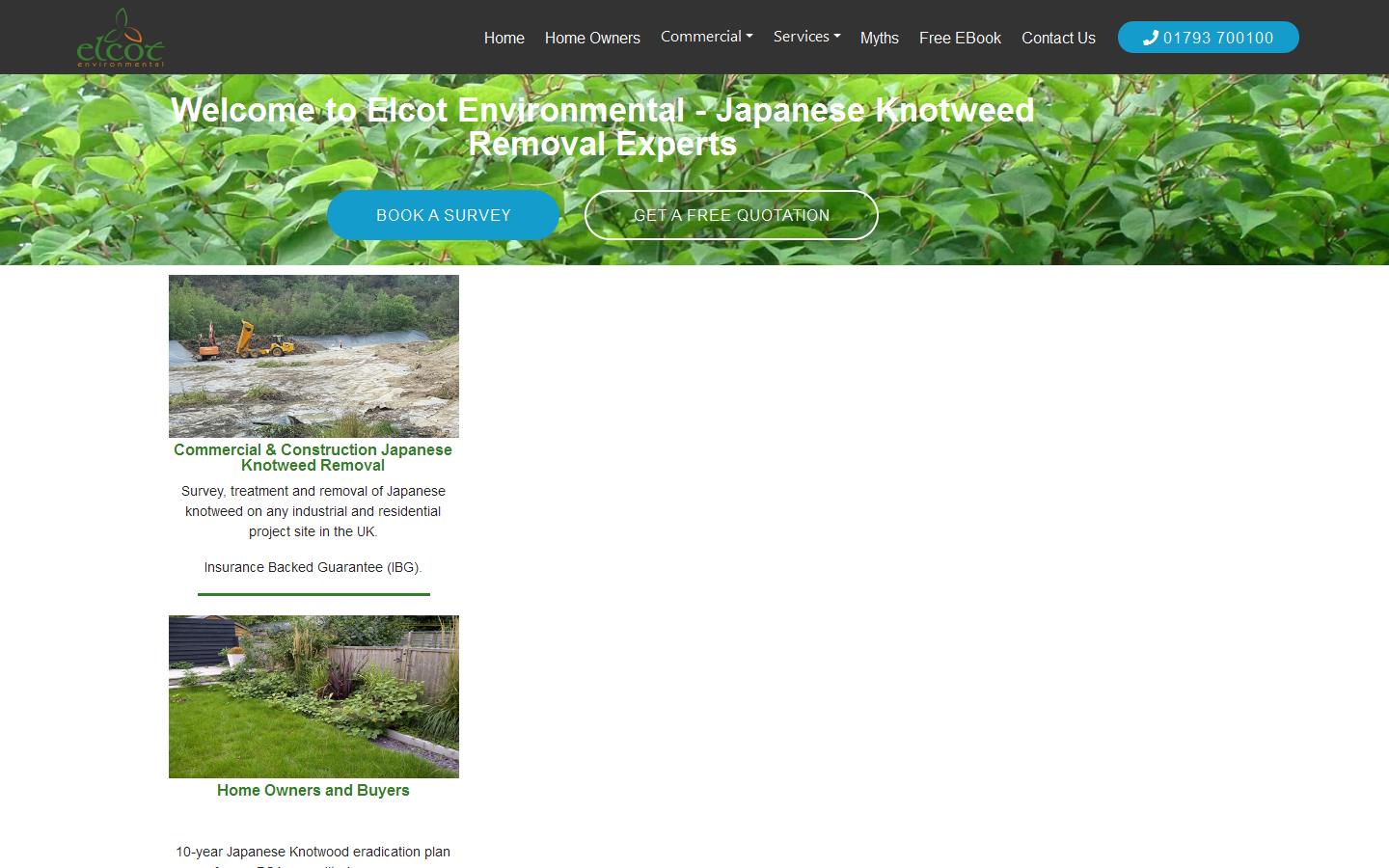 Elcot Environmental Website