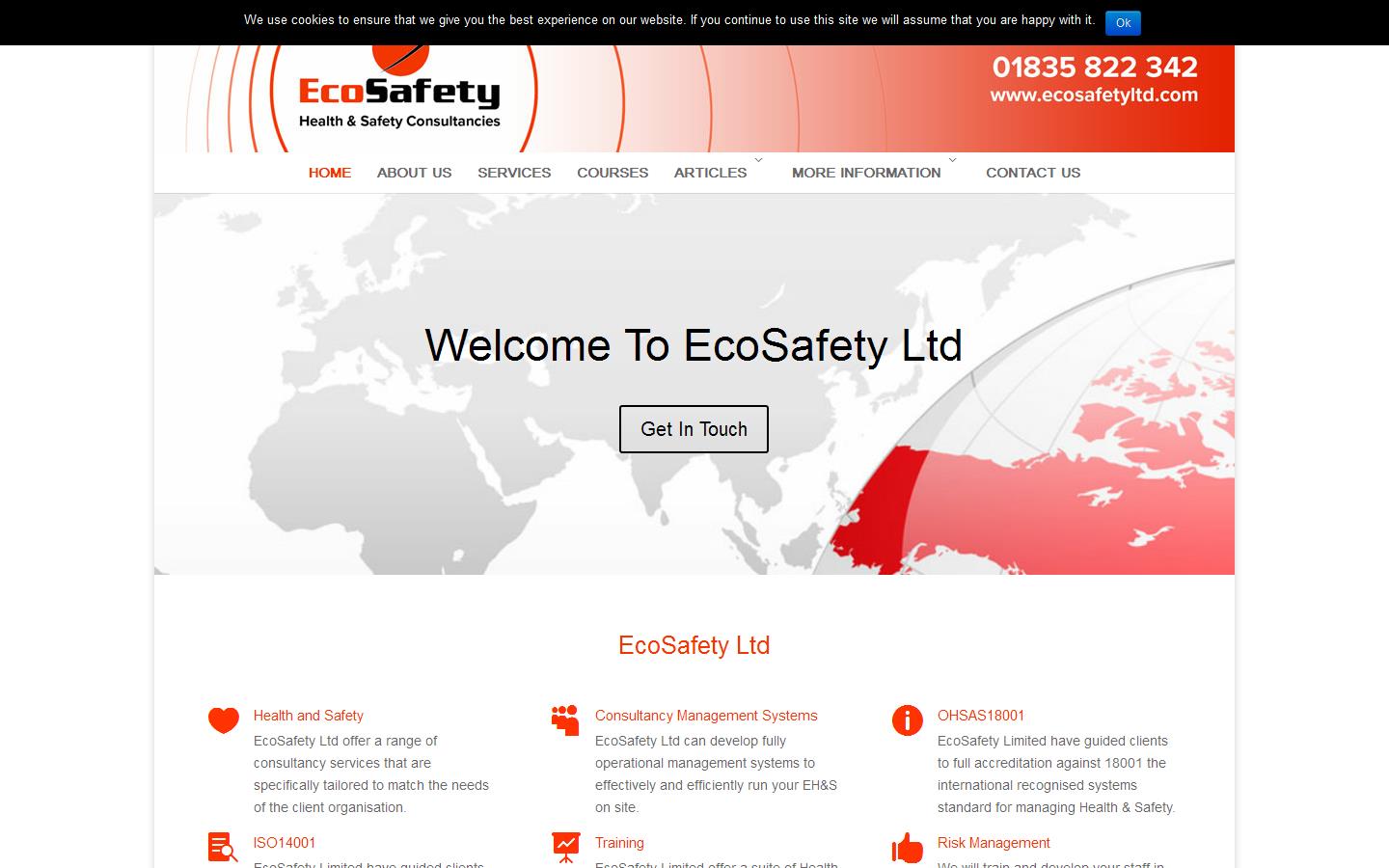 EcoSafety Ltd Website
