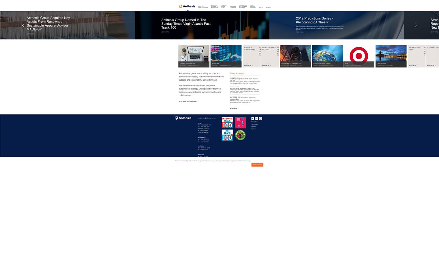 Anthesis Group Website