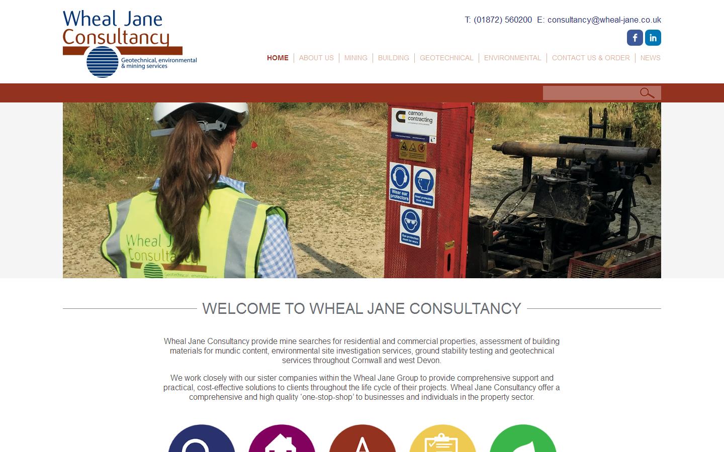 Wheal Jane Group Website