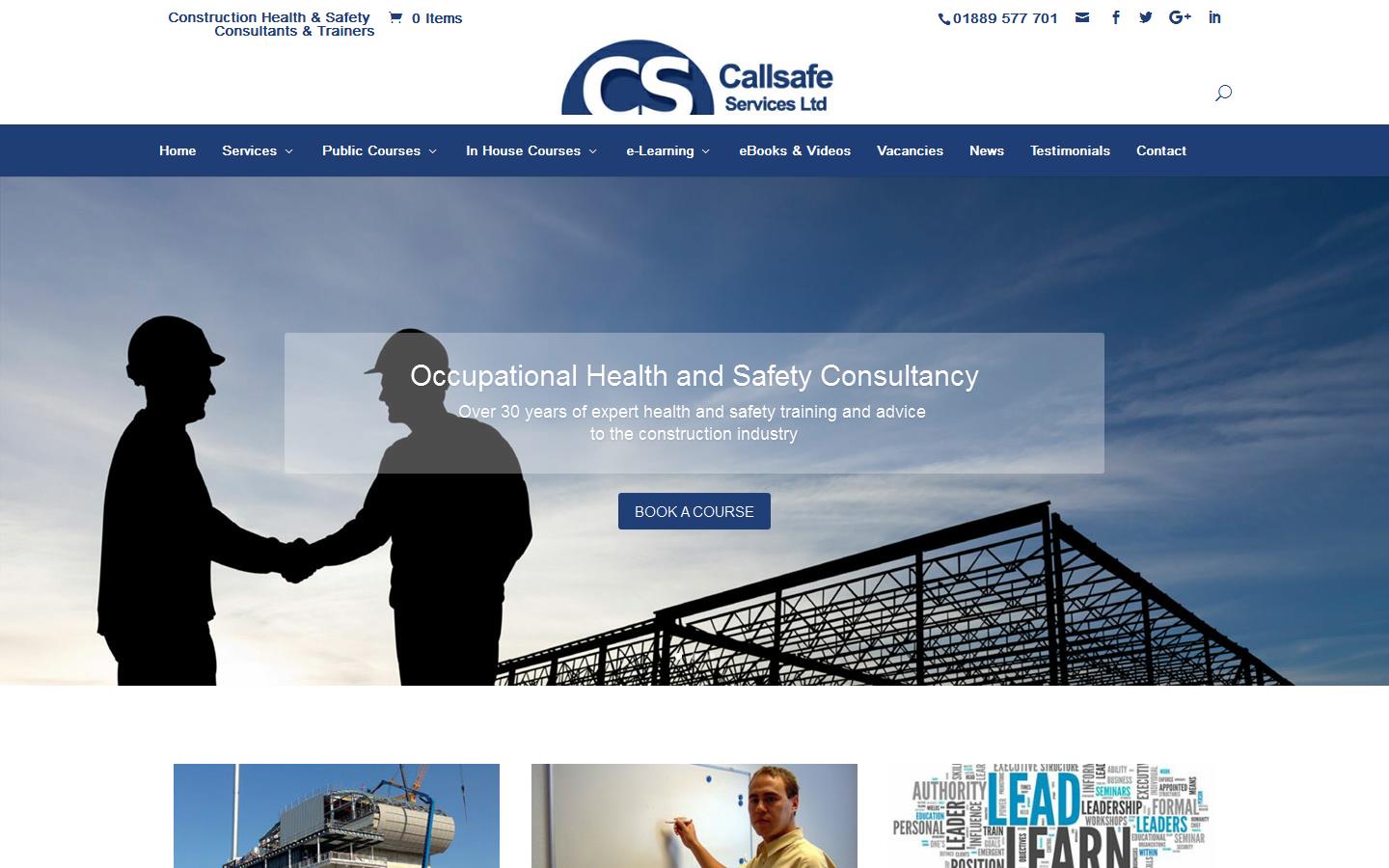 Callsafe Services Ltd Website