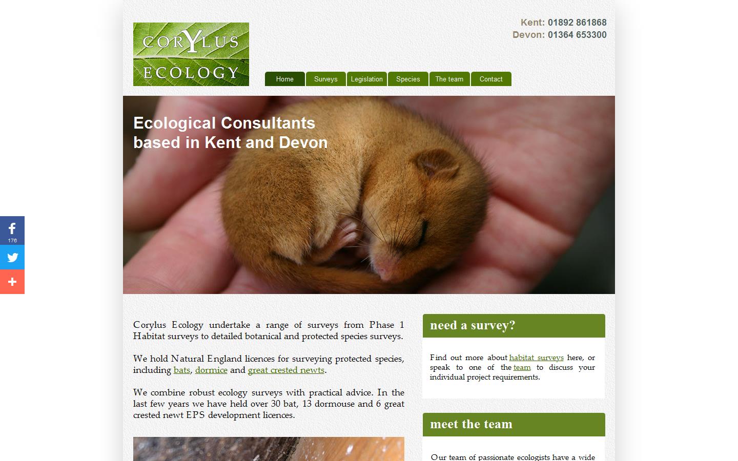 Corylus Ecology Website