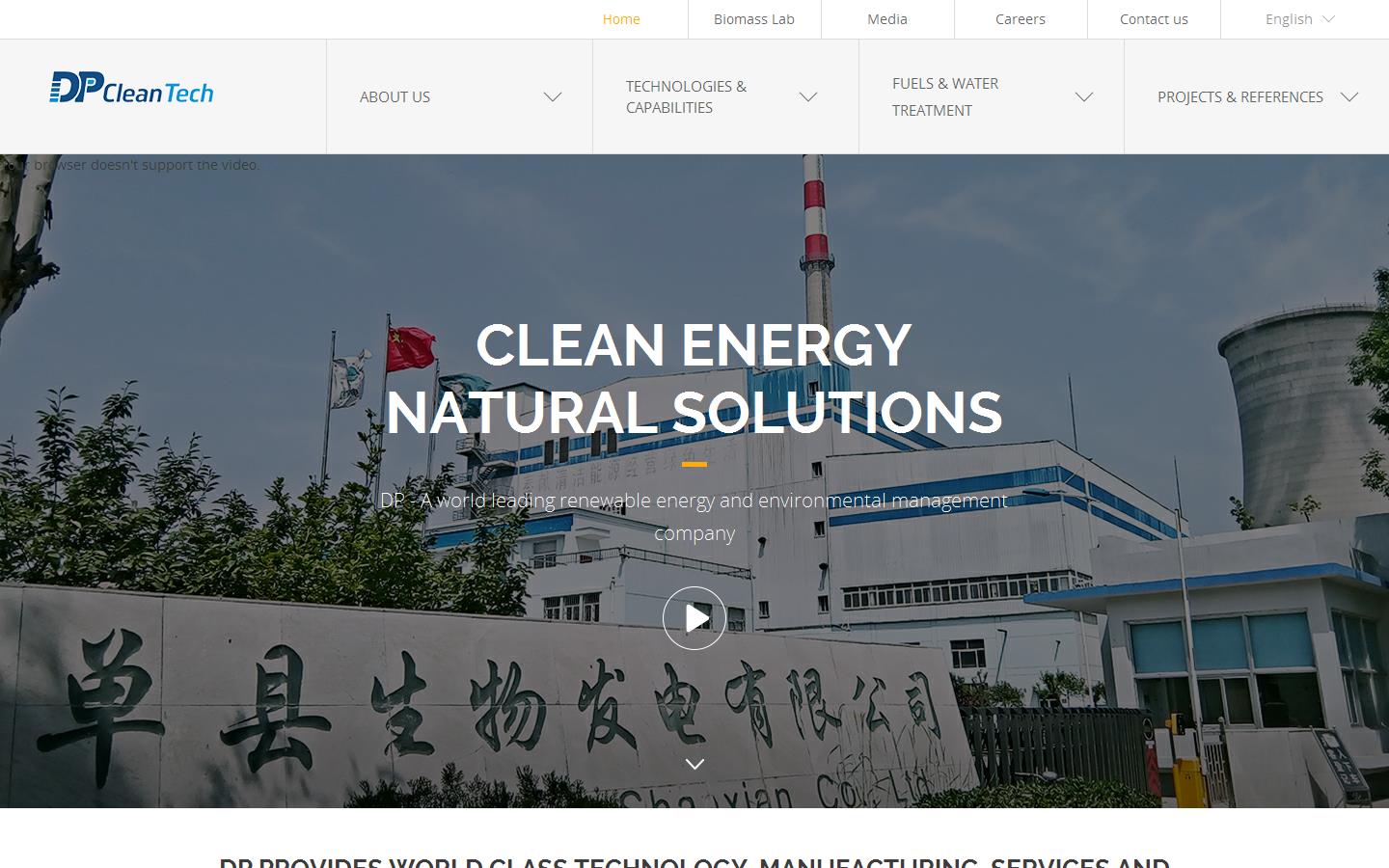 D P Cleantech Website