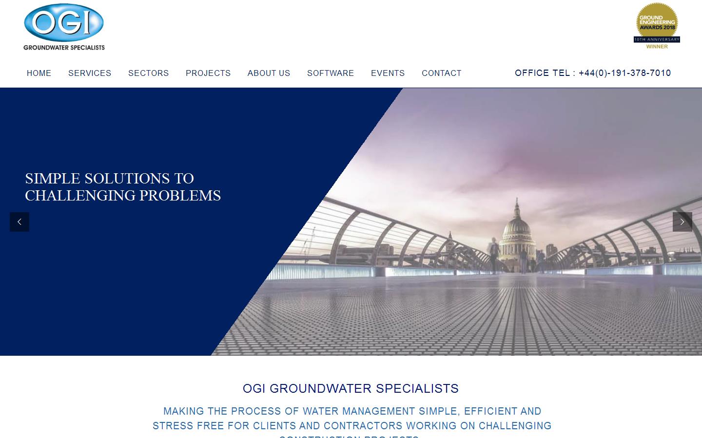 O G I Groundwater Specialists Website