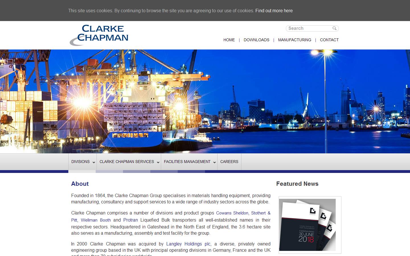 Clarke Chapman Website