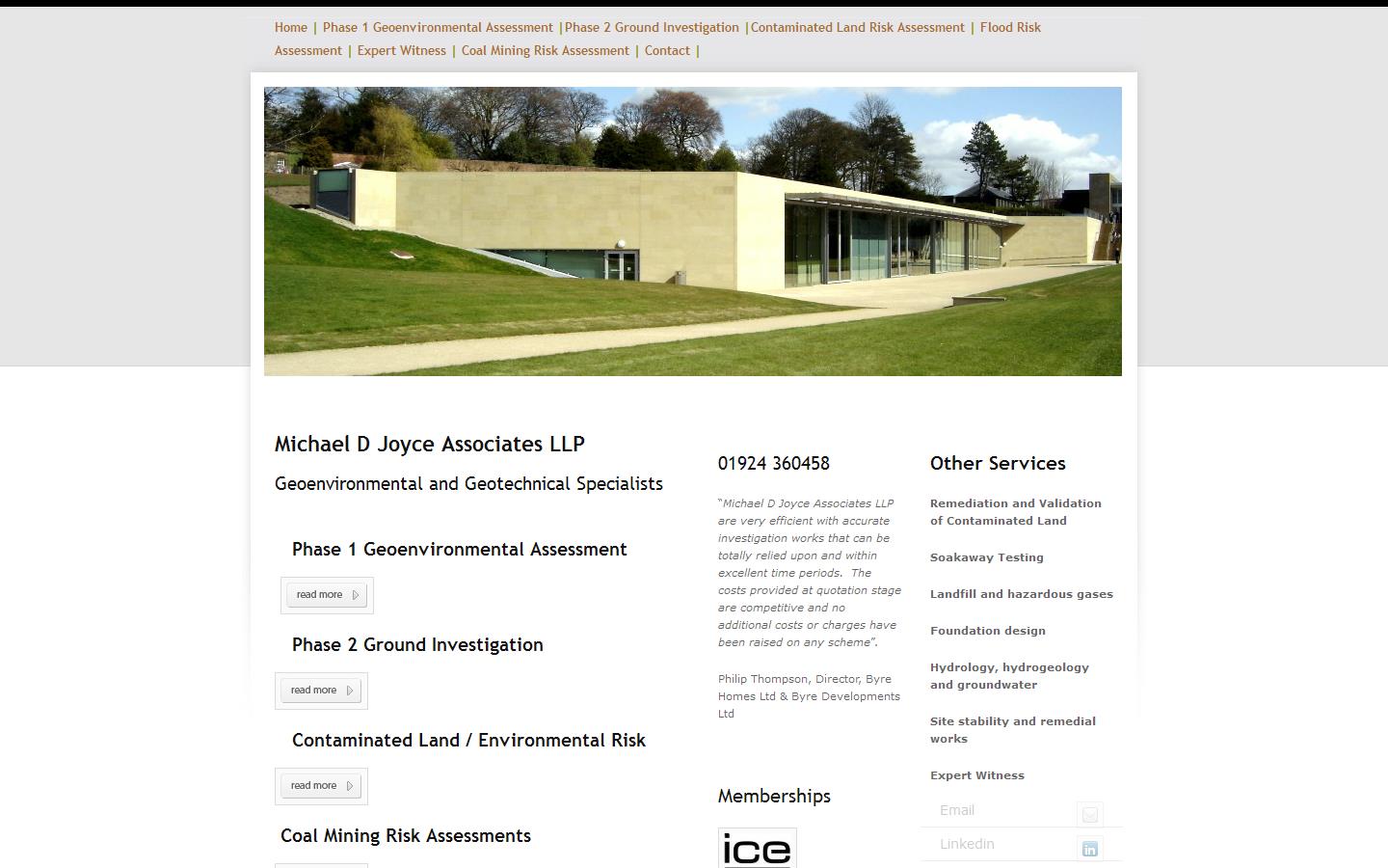 Michael D Joyce Associates LLP Website