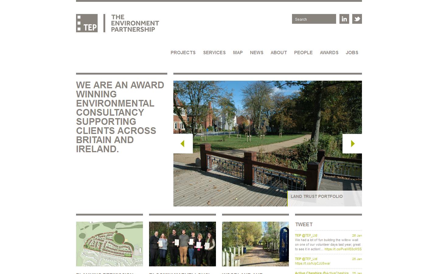 The Environment Partnership Website