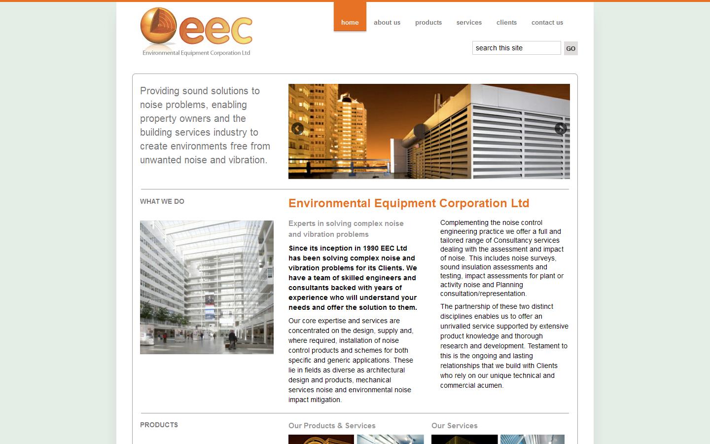 Environmental Equipment Corporation Ltd Website