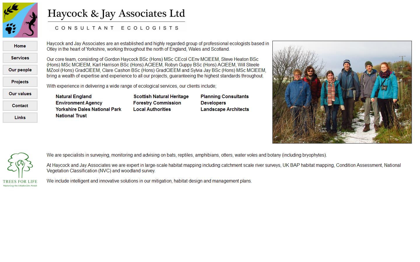 Haycock & Jay Associates Ltd Website