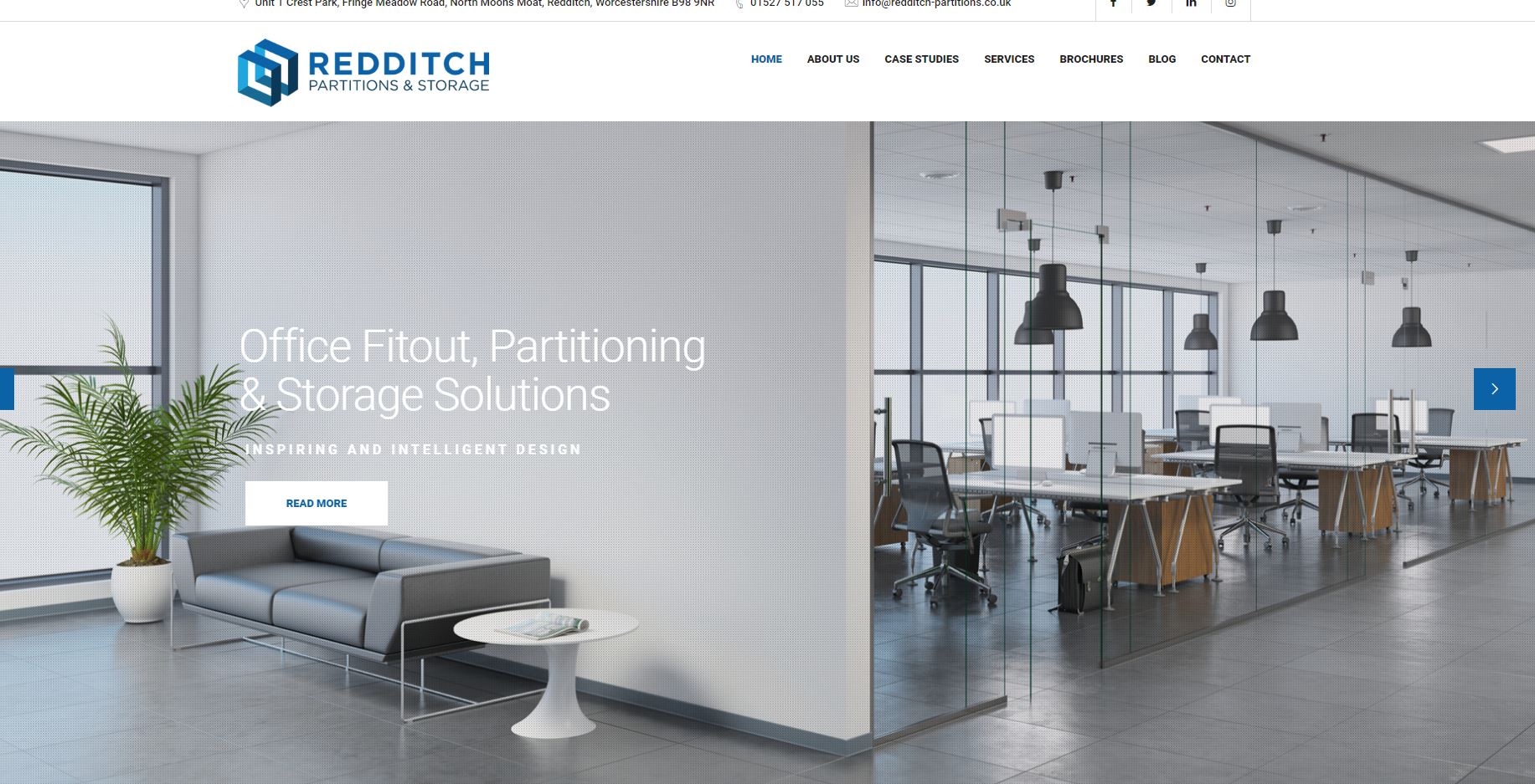 The Redditch Partitions & Storage Co Ltd Website