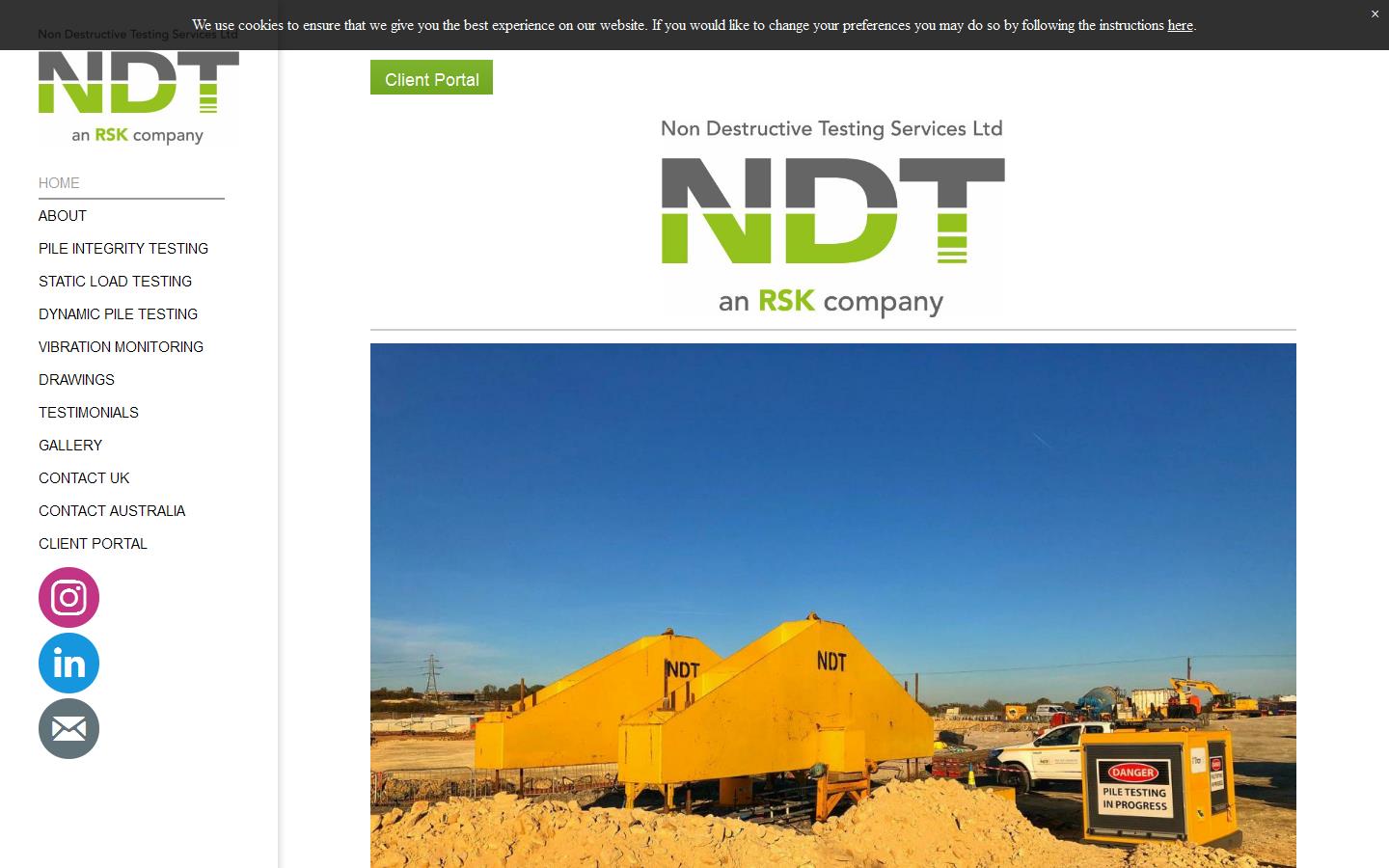 N D T Services Website