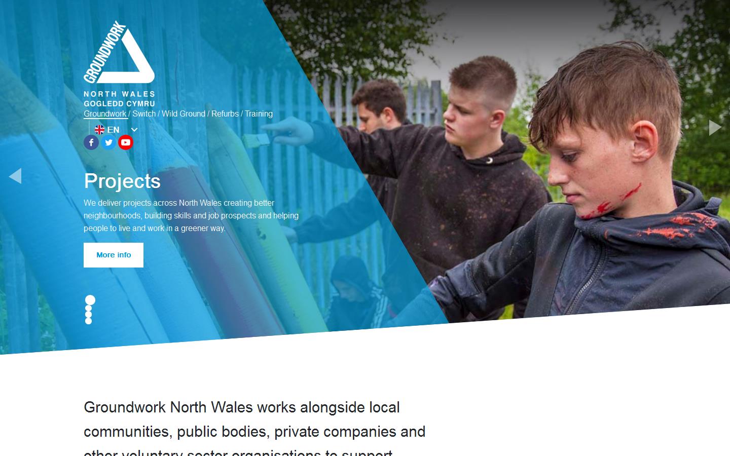 Groundwork North Wales Website
