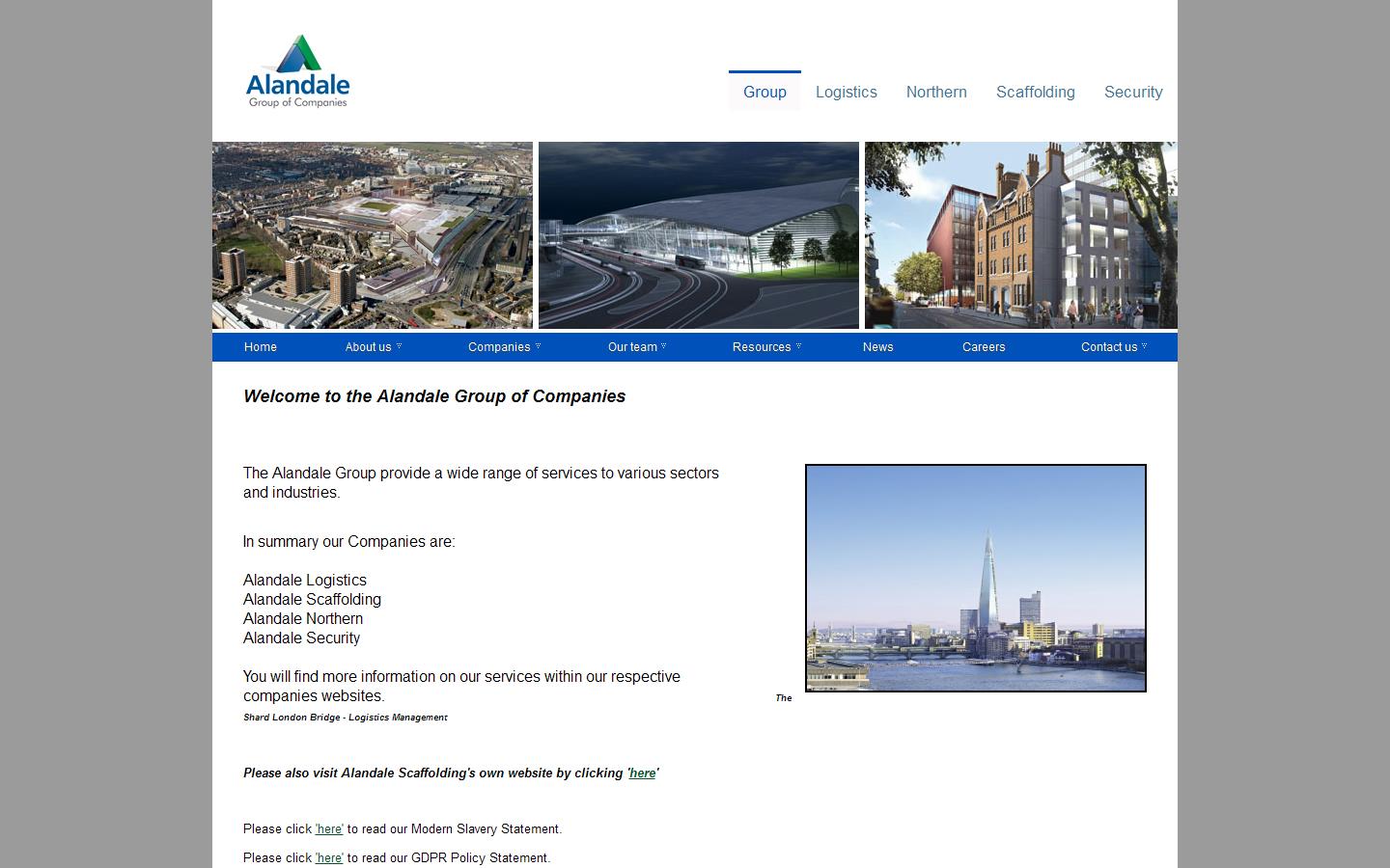 Alandale Group Website