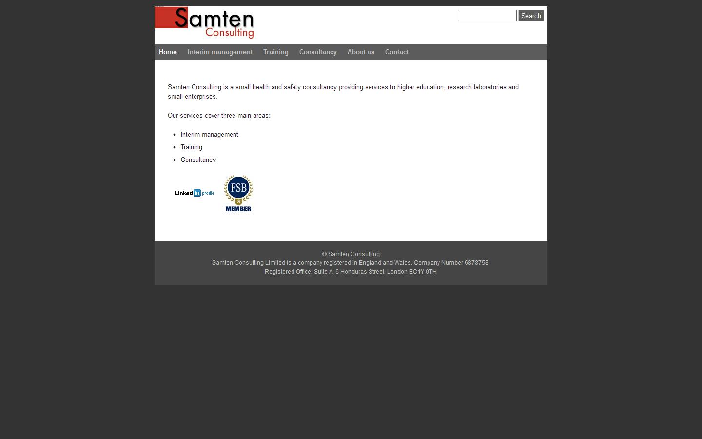 Samten Consulting Website