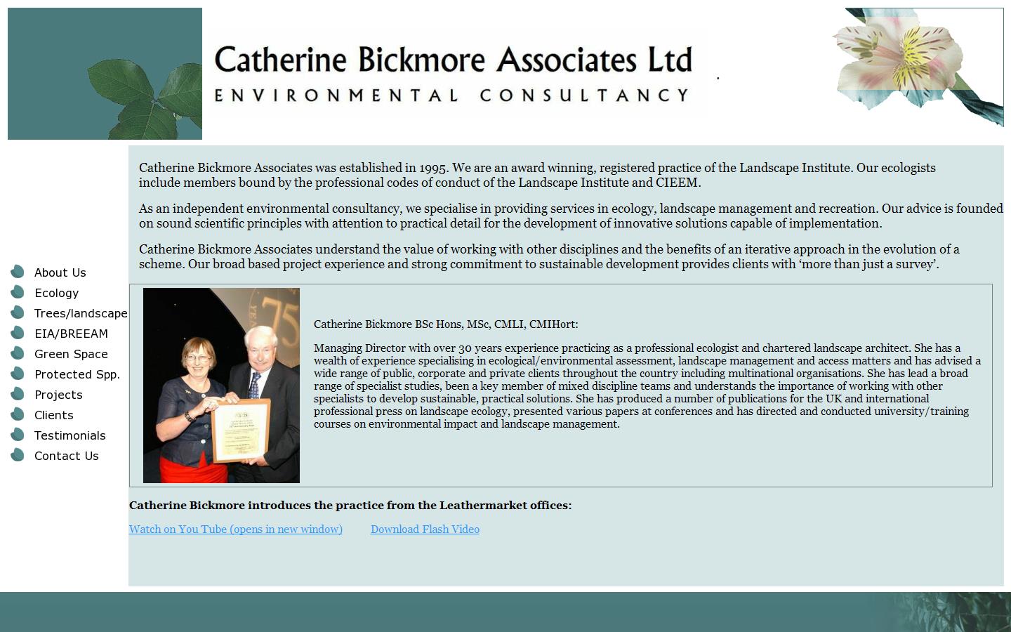Catherine Bickmore Associates Ltd Website