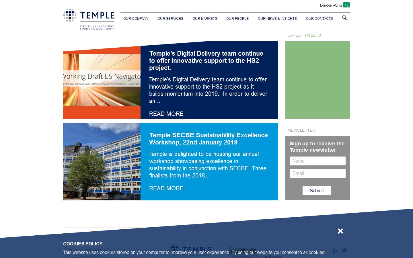 Temple Group Website