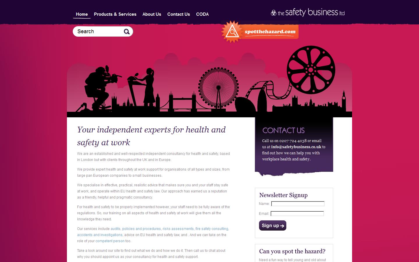 The Safety Business Ltd Website