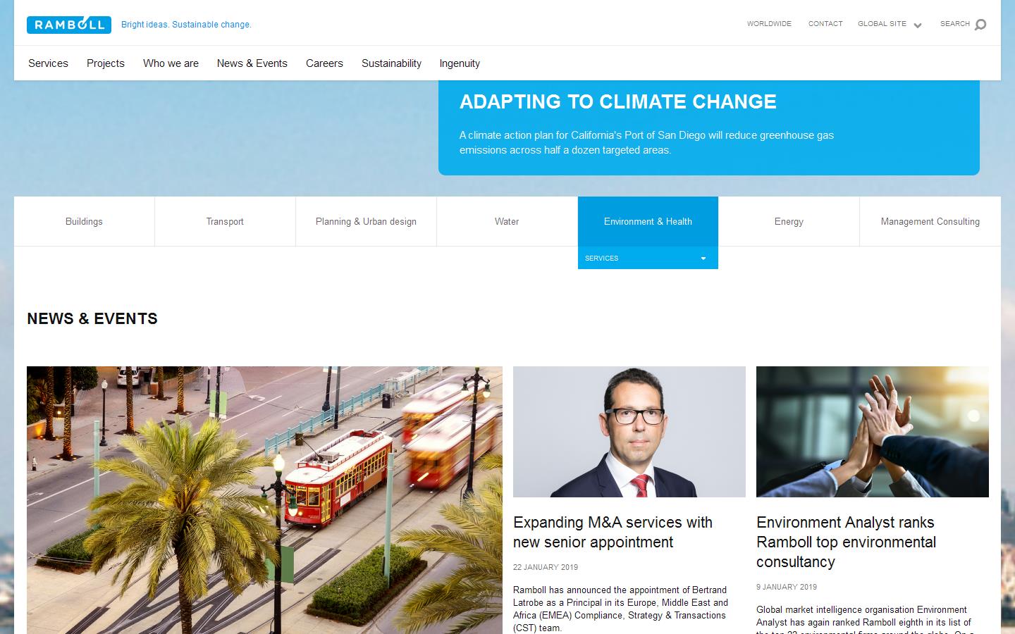 Ramboll Environ UK Website