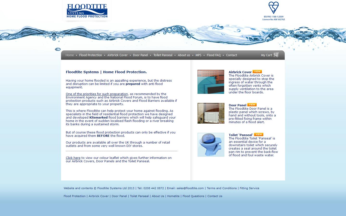 Floodtite Systems Website