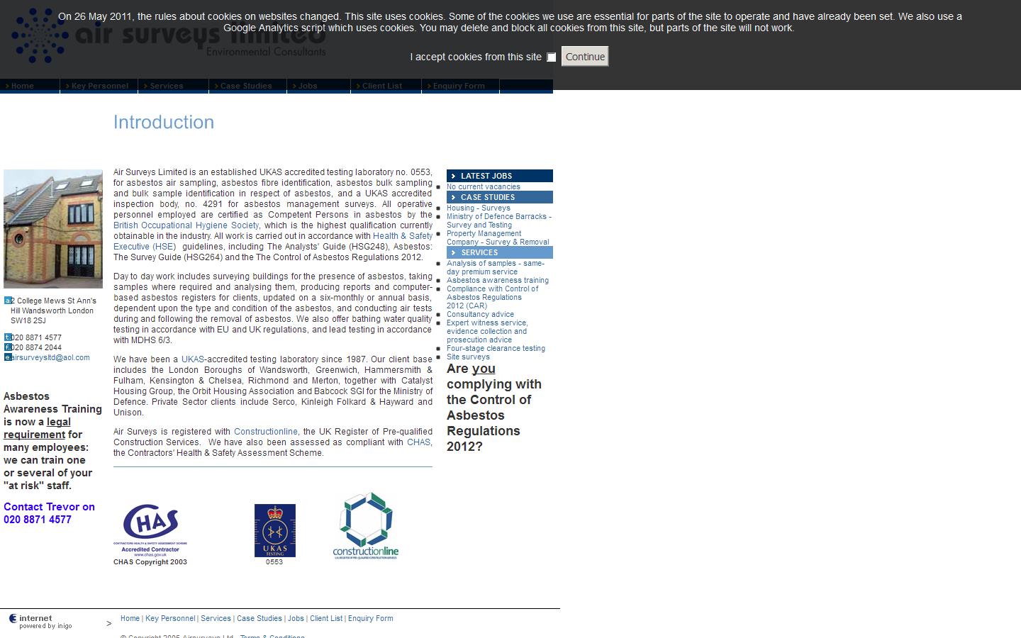 Air Surveys Ltd Website