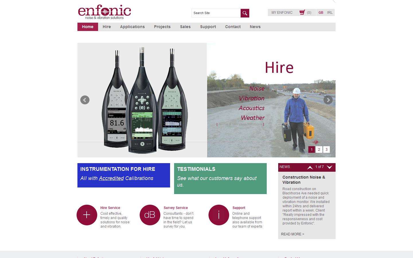 Enfonic UK Ltd Website