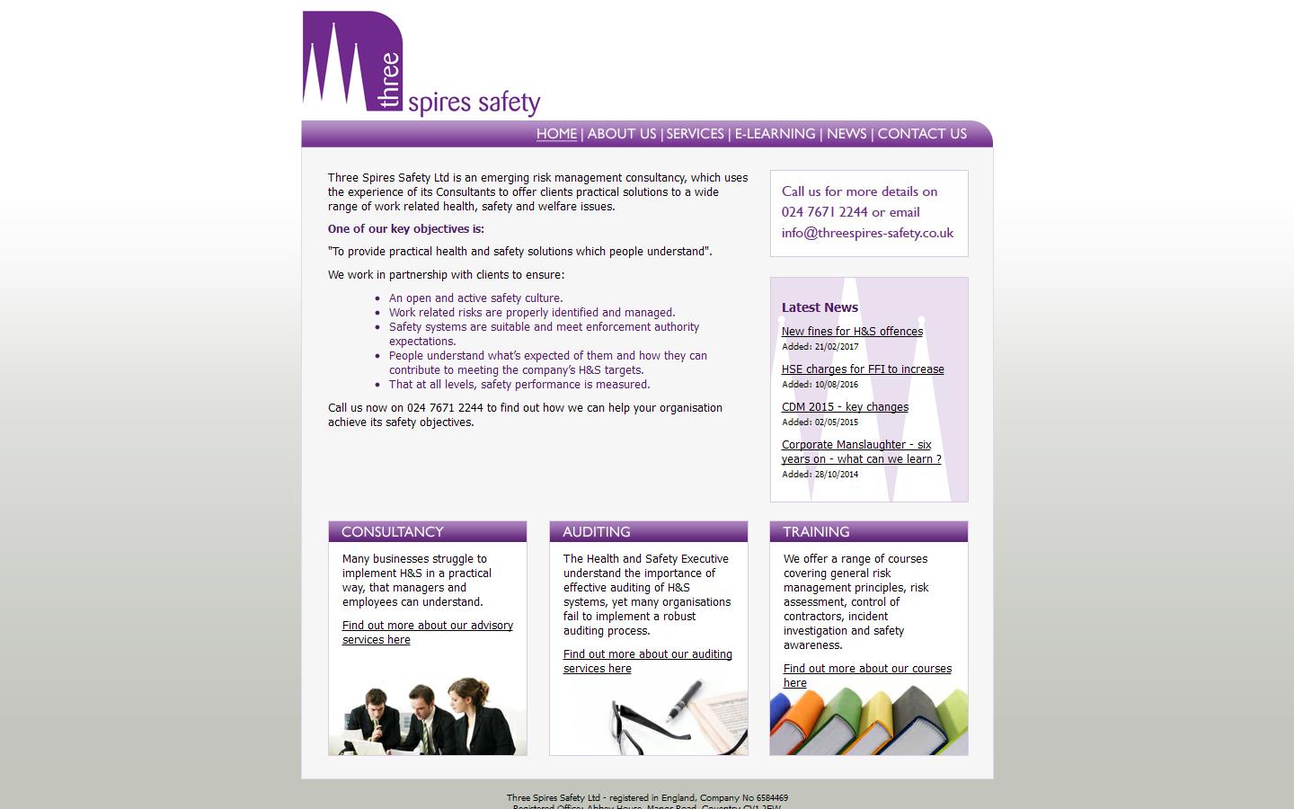 Three Spires Safety Website