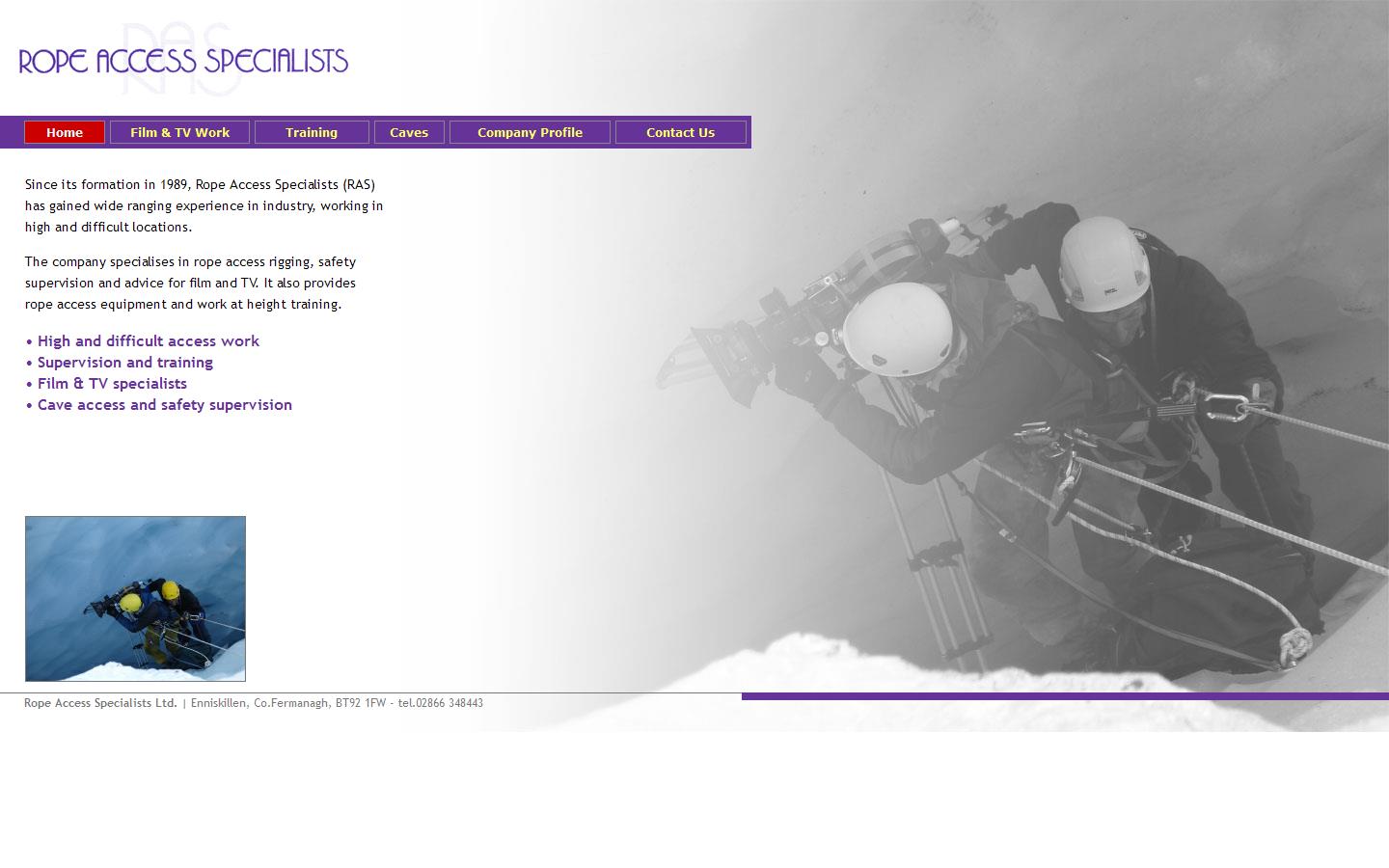 Rope Access Specialists Website