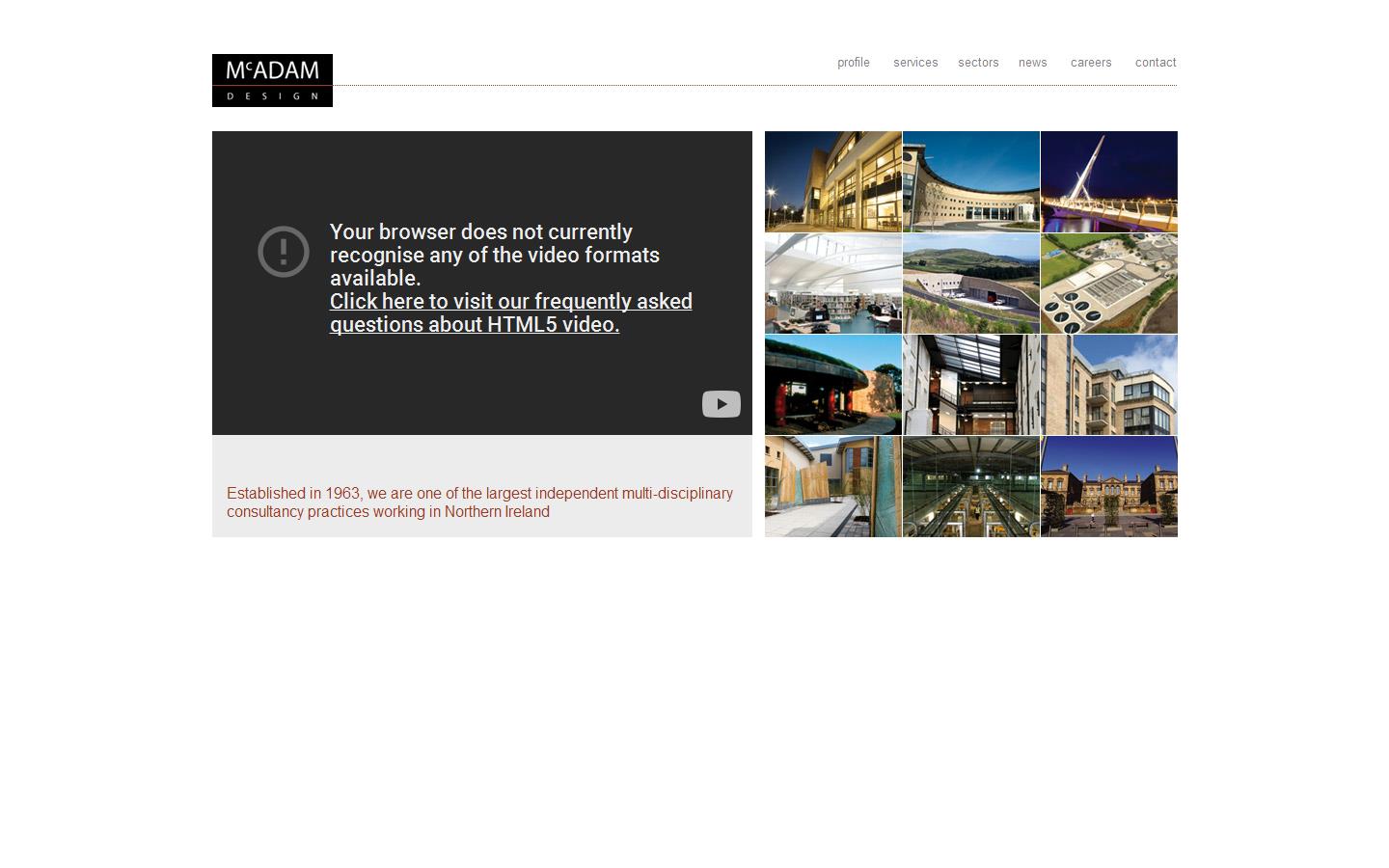 McAdam Design Website