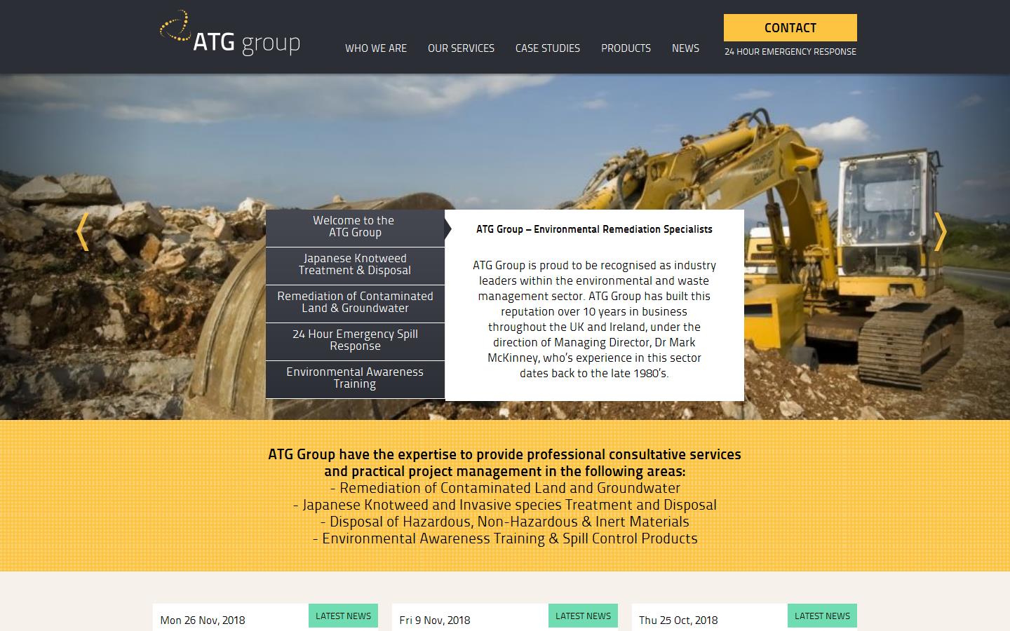 A T G Group Website