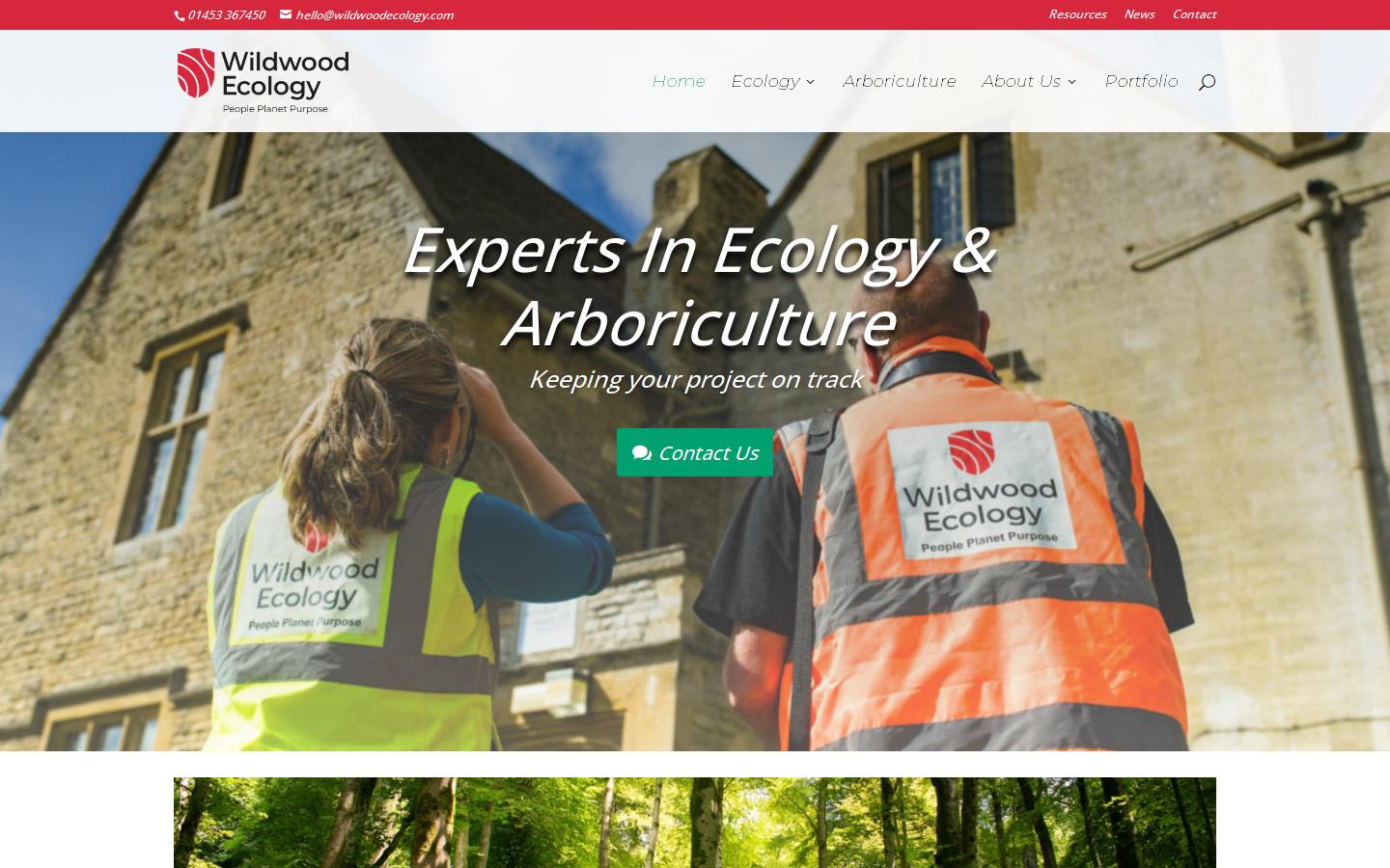 Wildwood Ecology Ltd Website