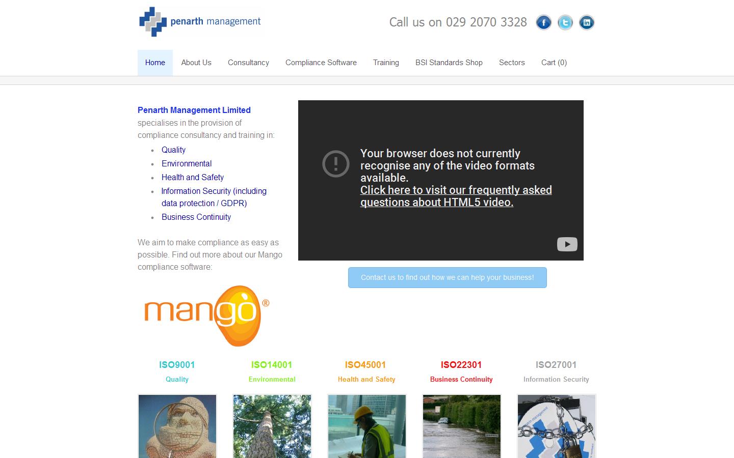 Penarth Management Website