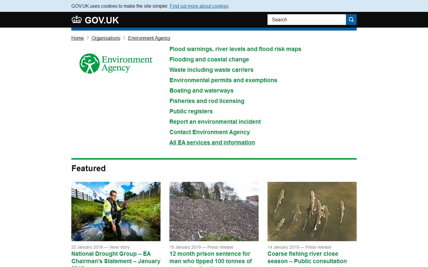 The Environment Agency Website