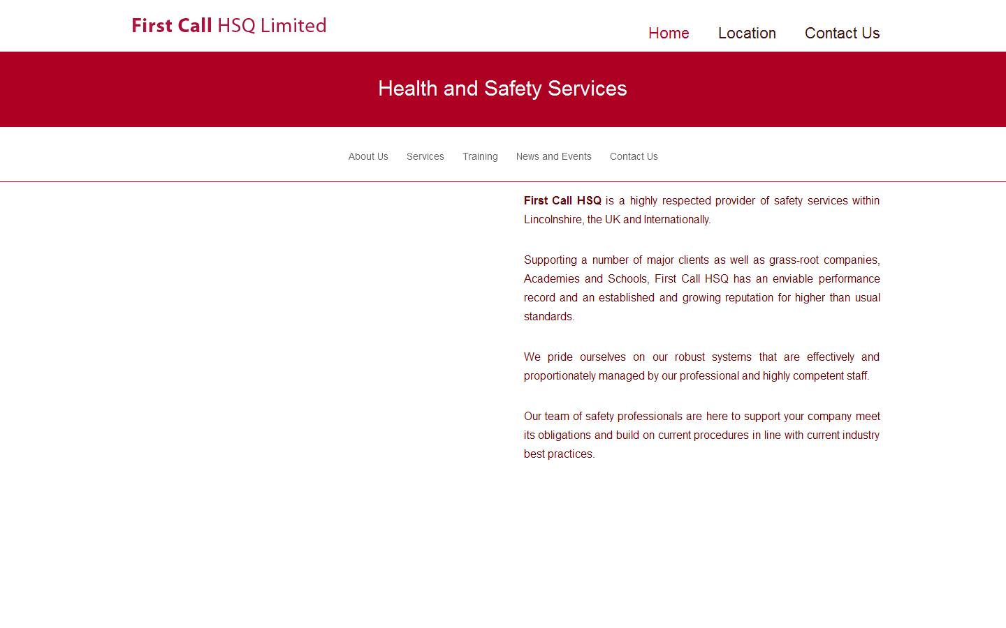First Call H S Q Ltd Website