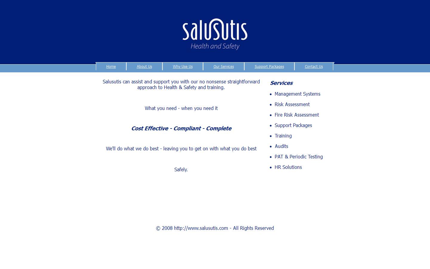 Salusutis Website