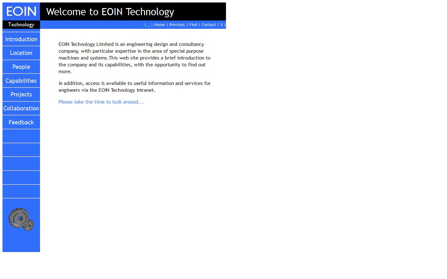 Eoin Technology Ltd Website