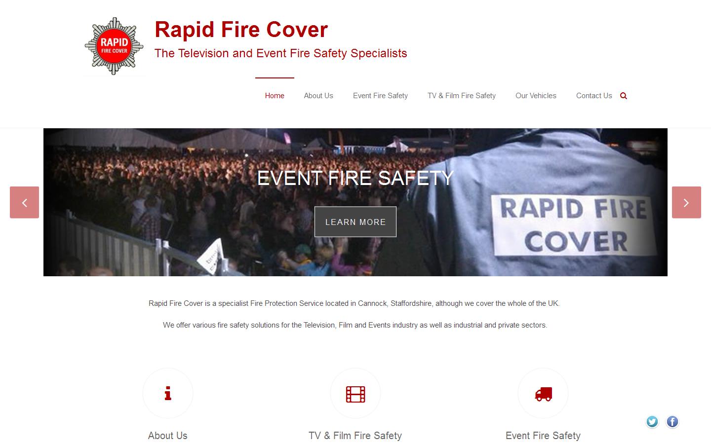 Rapid Fire Cover Website