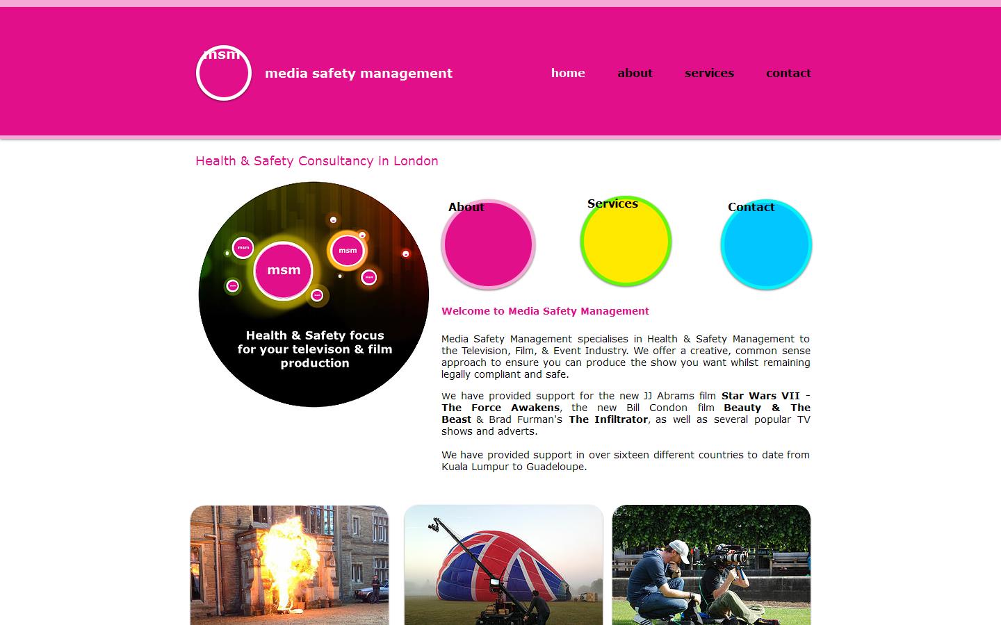 Media Safety Management Website