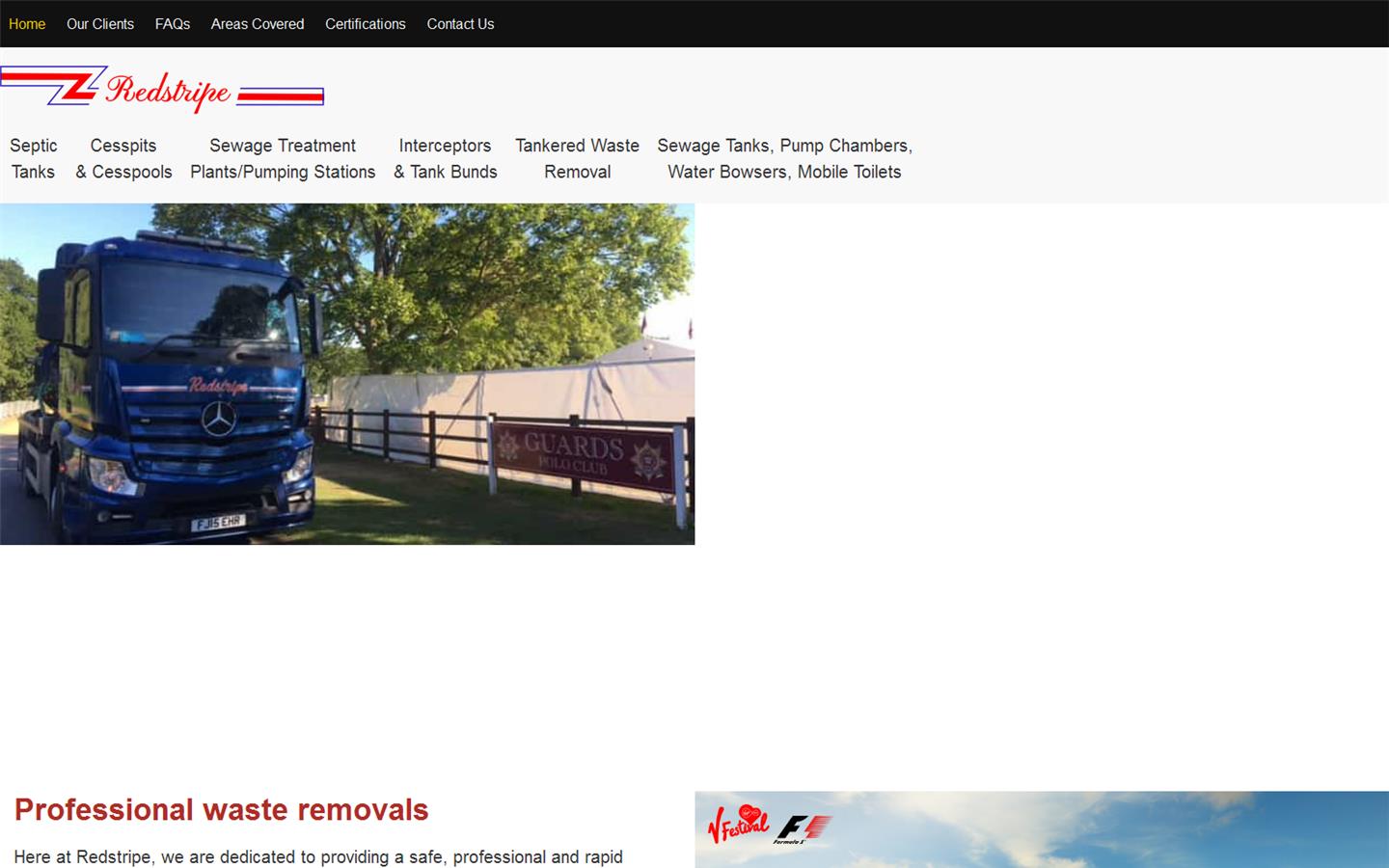 Redstripe Environmental Website