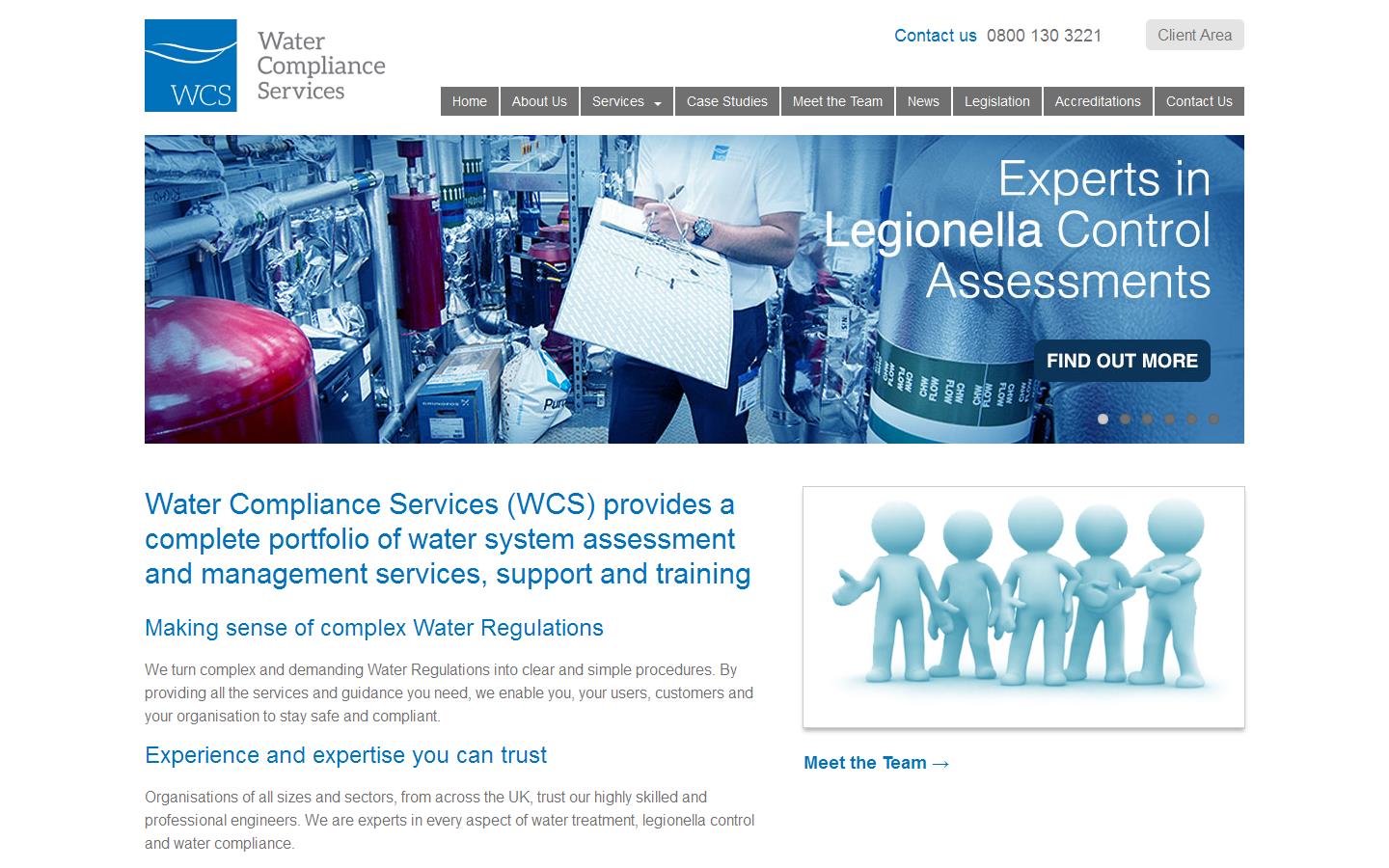 Water Compliance Solutions Website
