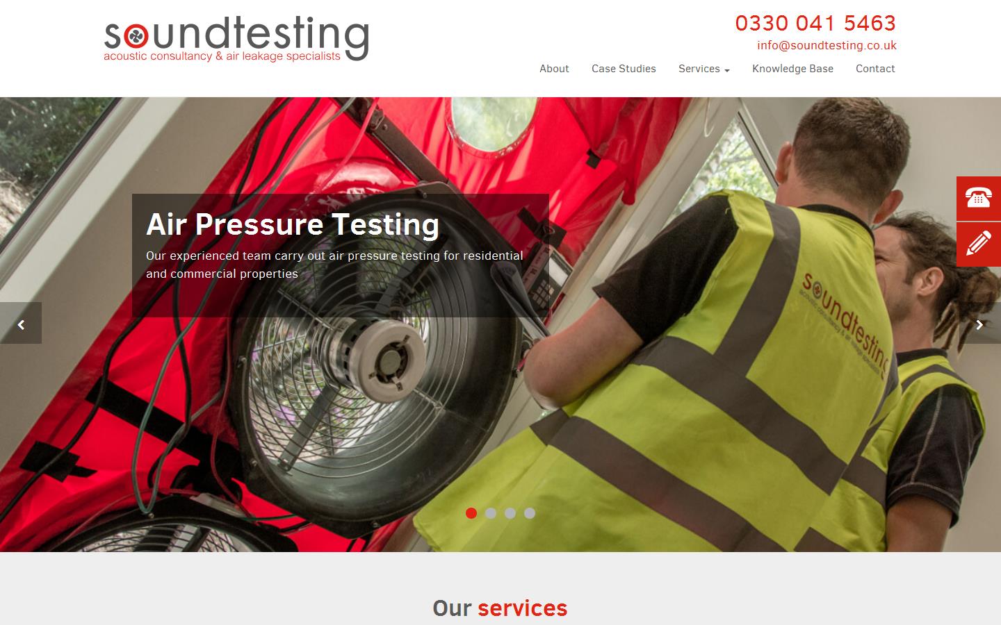 Sound Testing Website