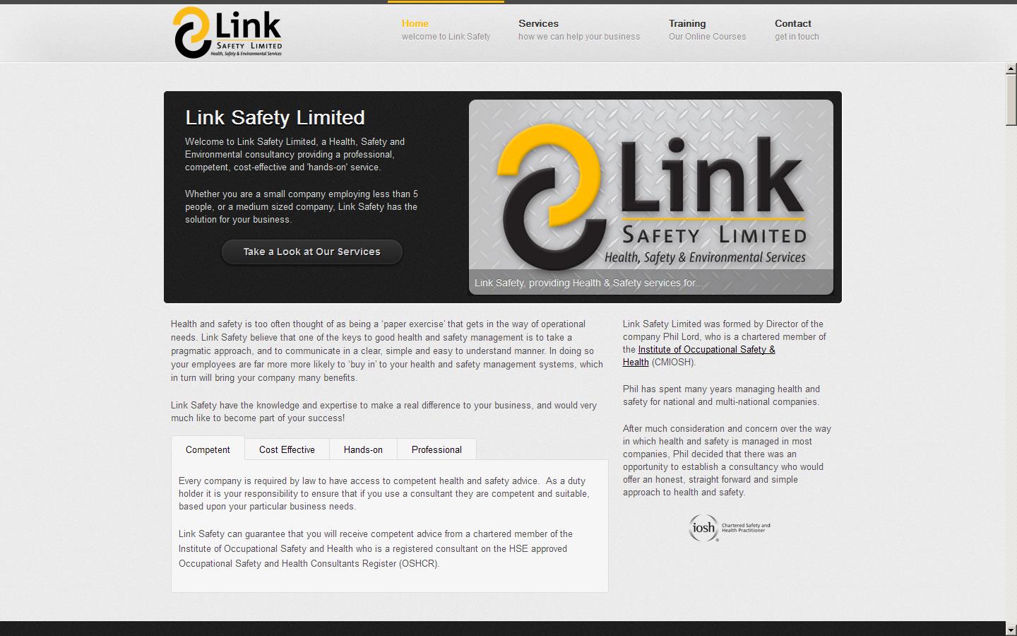 Link Safety Ltd Website