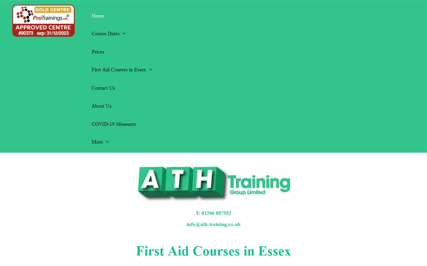 ATH Training Group Website