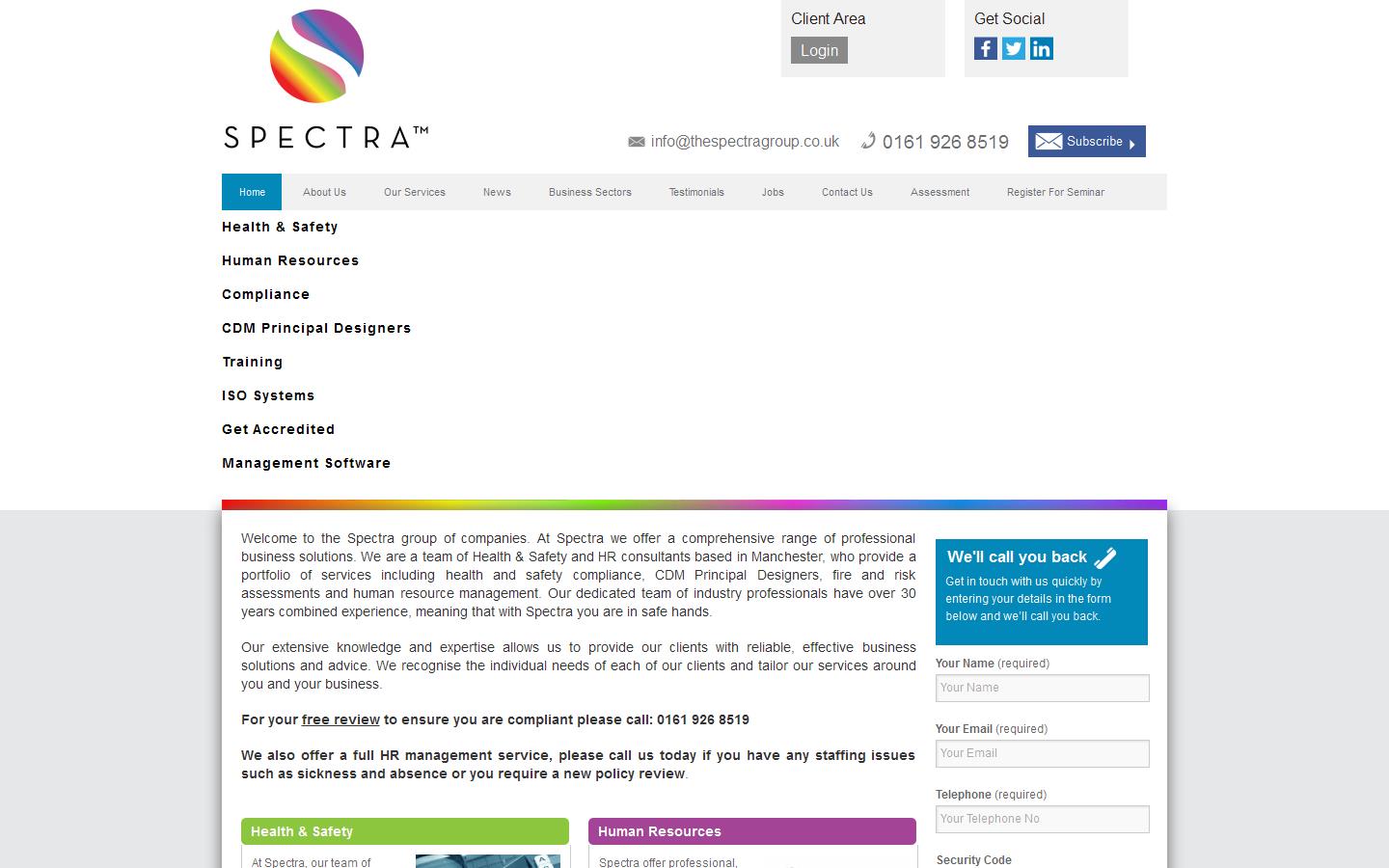 Spectra Website